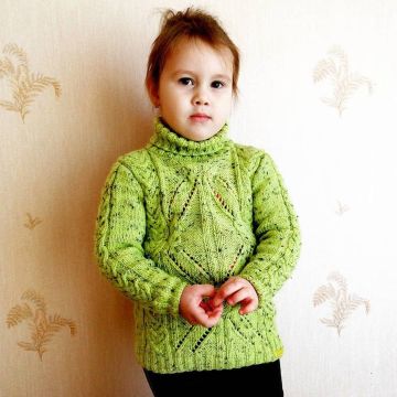 Rollkragen Pullover für Mädchen
