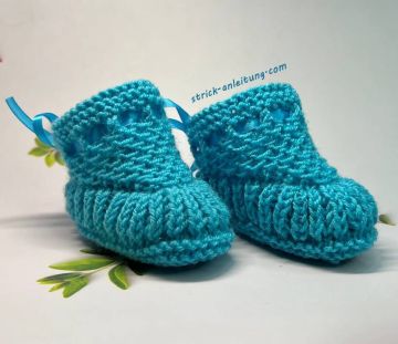 Babyschühche stricken