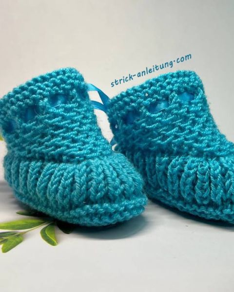 Babyschühche stricken