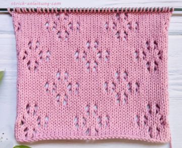 Ajourmuster stricken