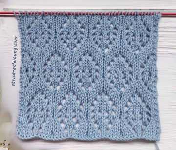 Ajourmuster stricken