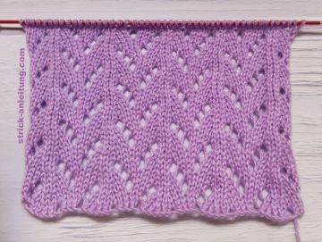 Ajourmuster stricken