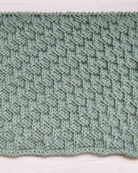 Diagonalmuster stricken