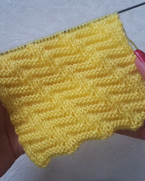Diagonalmuster stricken
