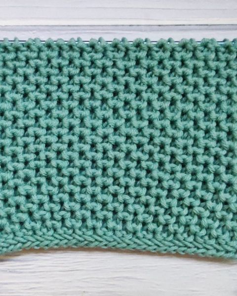 Einfaches Reliefmuster stricken für Anfänger