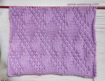 Einfaches Strickmuster für Anfänger