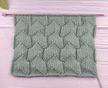 Geometrisches Strickmuster