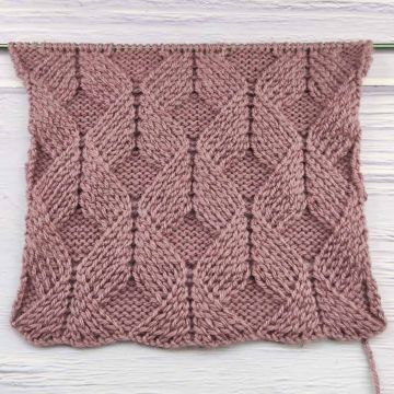 Geometrische Strickmuster