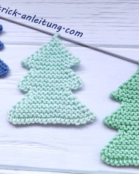 Weihnachtsbaum stricken