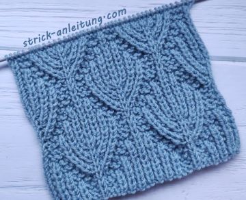 Halbatentmuster stricken