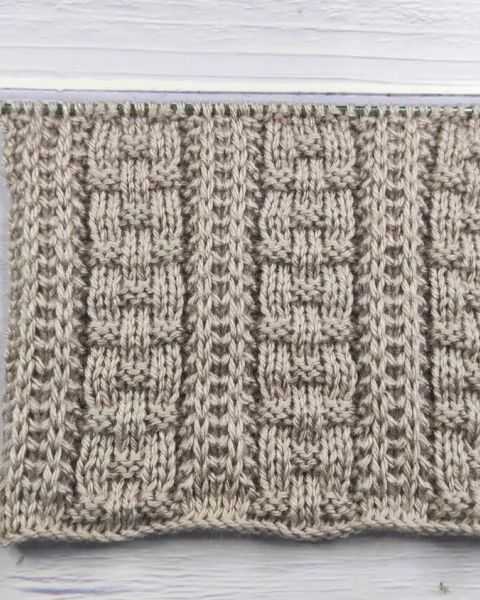 Reliefmuster stricken