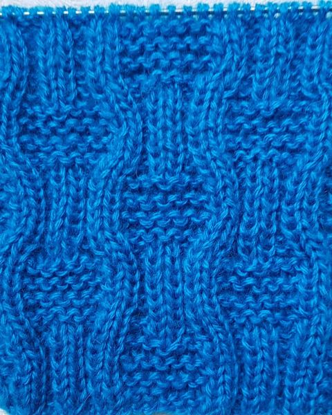 Schachbrettmuster stricken