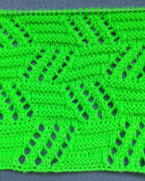 Schachbrettmuster stricken