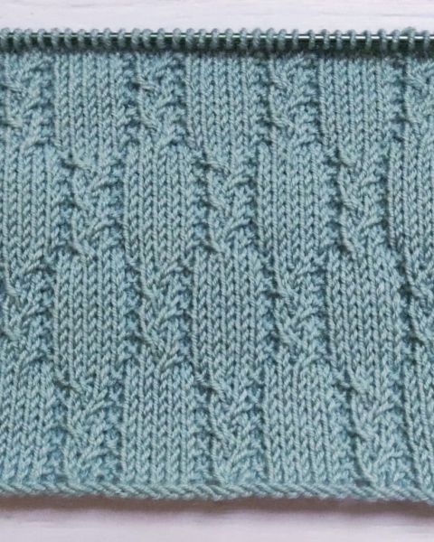 Schachbrettmuster stricken