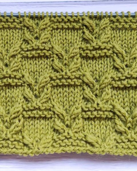 Schachbrettmuster stricken