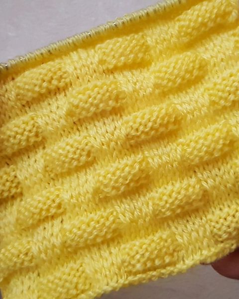 Schachbrettmuster stricken
