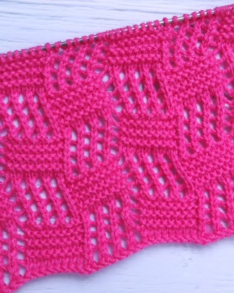 Schachbrettmuster stricken