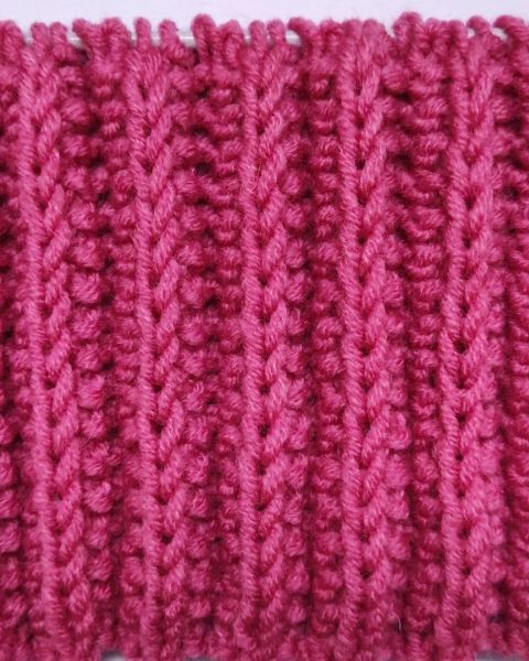 Halbpatent mit Umschlägen