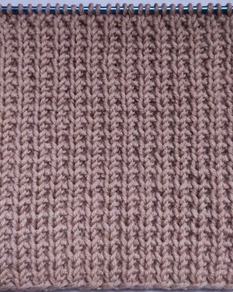 Rippenmuster stricken