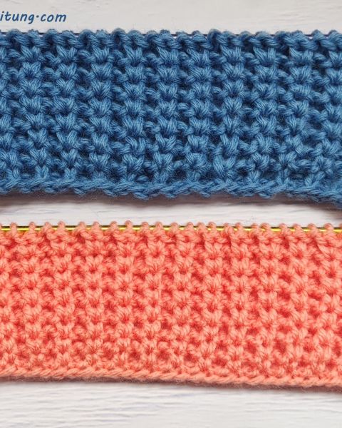 Fantasie-Rippenmuster stricken