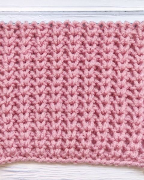 Relief-Rippenmuster stricken