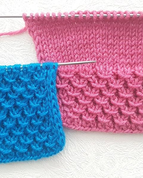 Fantasie-Rippenmuster stricken