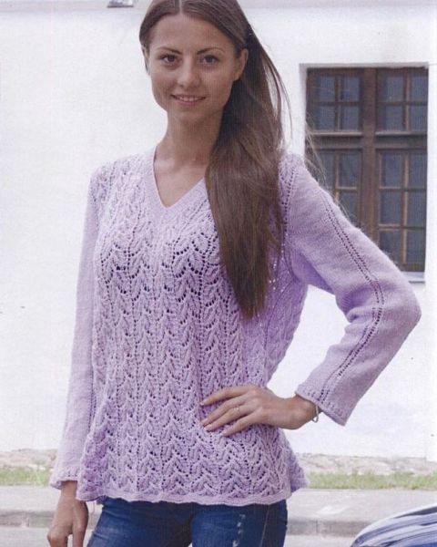 Pulli mit Blattmuster