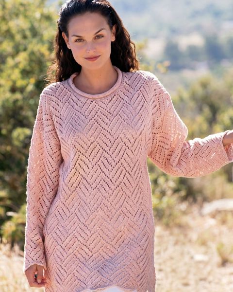 Pulli im Ajourmuster