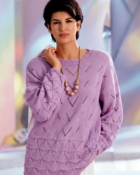 Pulli mit Rautenmuster