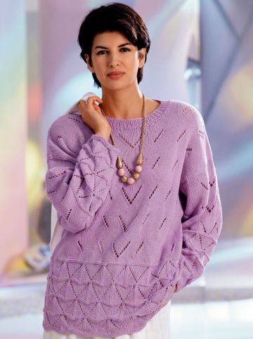 Pulli mit Rautenmuster