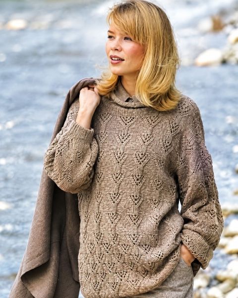 Pullover mit Ajourmuster