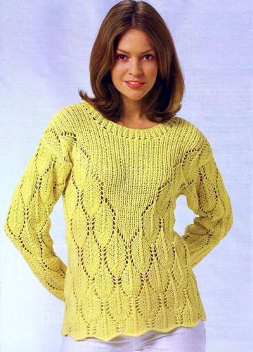 Pulli mit V-Passe