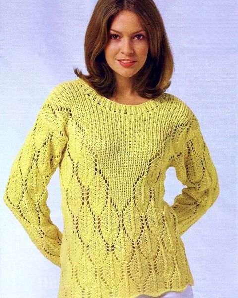 Pulli mit V-Passe