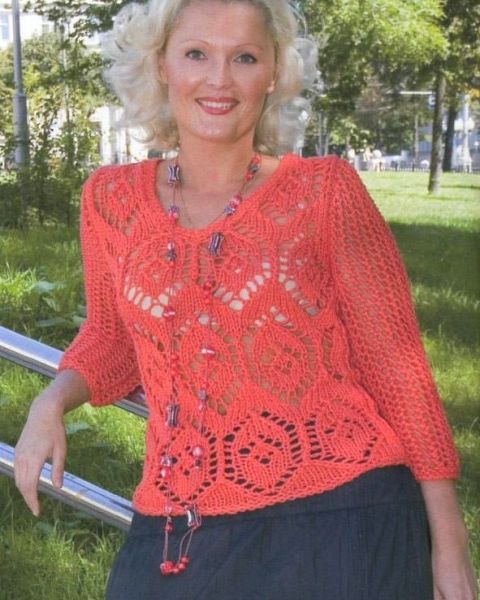 Ajourmusterpulli