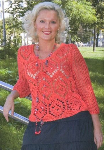 Ajourmusterpulli