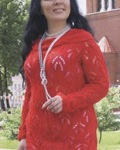 Pulli mit Zopfmusterkragen