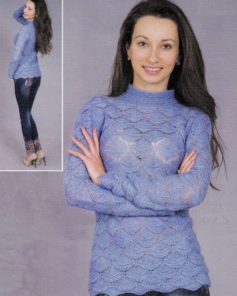 Pulli mit Stehkragen
