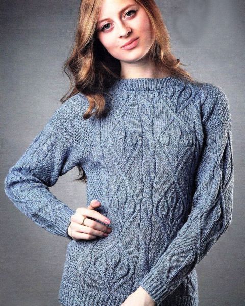 Pulli mit Blattmustern