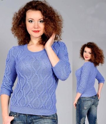 Pulli im Rautenmuster