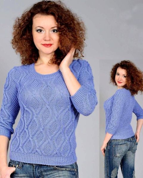 Pulli im Rautenmuster
