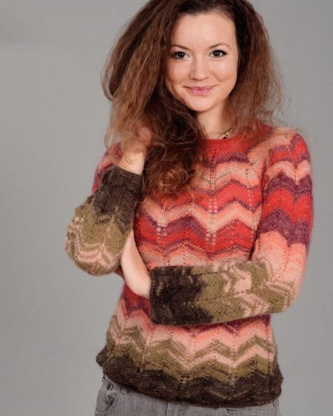 Pulli im Zick-Zackmuster