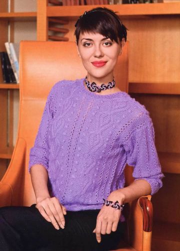 Pulli mit Reliefmuster
