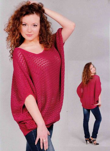 Damen Oversize Sommerpulli