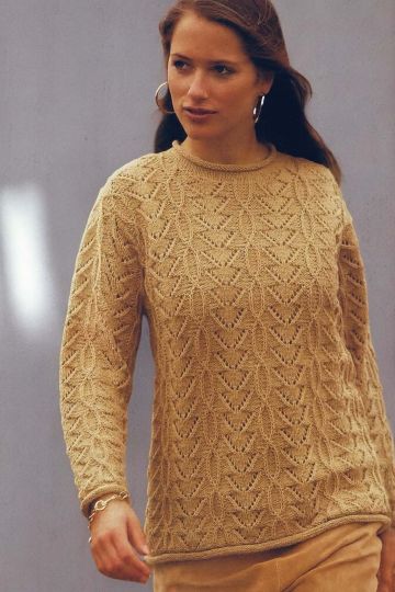 Pulli mit Fantasiemuster stricken