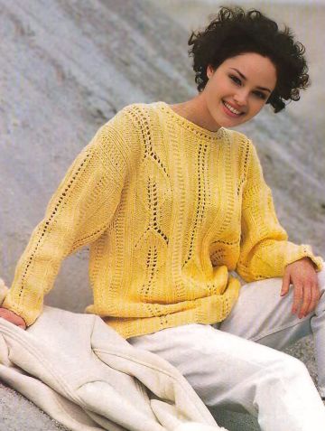 Pulli mit Blattmuster