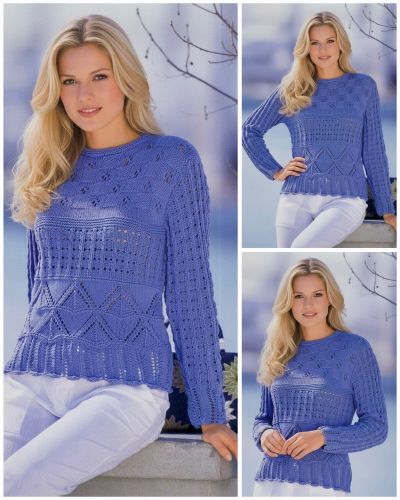 Pullover im Mustermix