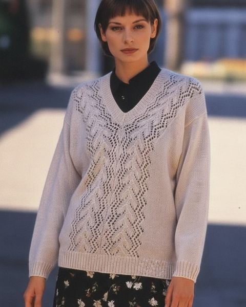 Pulli mit V-Ausschnitt