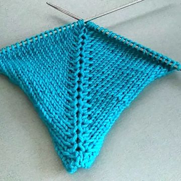 Raglan stricktechnik